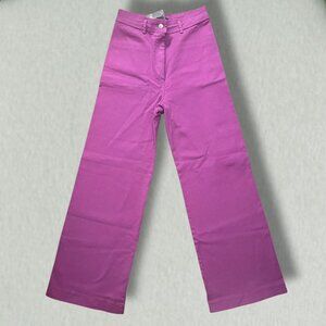 Women's Purple / Pink Trousers Cuesta Blanca Fun Colored Wide Leg Pants NWT